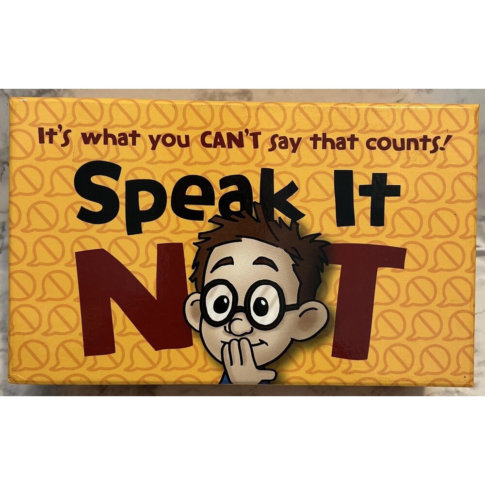 Speak It Not - It's What You Can't Say That Counts! - 1590388242 - Game Complete
